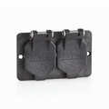Product Image of Coverplate, Single-Gang, Flip-lid, Duplex, Weather-resistant (Black)