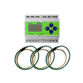 Product Image of Din-Rail Series 4100 Submeter, Bi-Directional 3PH 3W/4W BACnet MS/TP (3) 12" Rogowski (CT)