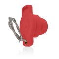 Product Image of 18 Series Single Pole Male Protective Cap, Ball Nose (Red)