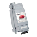 Product Image of 100A, 347/600V 3PY, IEC 309-1 & 309-2, 4P, 5W, Mechanical Interlock North American Pin & Sleeve Receptacle, IP67, Watertight, Non-Fused (Black)