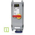 Product Image of 60A 240V 3PH, 3P 4W IEC 60309-1 & 60309-2 Pin & Sleeve Interlock w/ Local Monitoring (Blue)