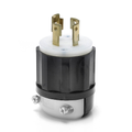 Product Image of 30A, 120/208V 3-Phase Y, NEMA L18-30P, 4P, 4W, Locking Plug, Non-Grounding (Black/White)