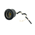 Product Image of Lampholder, Incandescent, Medium Base, Single Circuit, 660w-250v Black Rubber