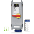 Product Image of 100A 240V 3PH, 3P 4W IEC 60309-1 & 60903-2 Pin & Sleeve Interlock w/ Sensing Capabilities (Blue)