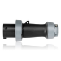 Product Image of 100A, 600V 3-Phase, 3P, 4W, LEV Series IEC 60309-1 & 60309-2 Pin & Sleeve Plug, IP66/IP67/IP68/IP69K, Watertight (Black)