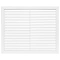 Product Image of 25" x 20" (Wall Opening Size) White Aluminum Return Air Grille, 45-Degree Fixed Blade (RH45 Series)