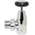Product Image of 1-1/4" FIP Windsor Control Valve, Failsafe Brass-On-Brass Seals for Steam & Hydronic Systems (Chrome)