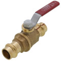 Product Image of P-201NL 1/2" Press Forged Brass Full Port Ball Valve w/o Drain (Lead Free)