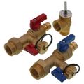 Product Image of 3/4" Expansion PEX Tankless Water Heater Service Valve Kit w/ 200K BTU PRV (Lead Free)