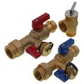 Product Image of 3/4" Press Tankless Water Heater Service Valve Kit w/ 200K BTU PRV (Lead Free)