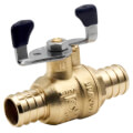 Product Image of 3/4" PEX Crimp Ball Valve, T-Handle, T-2006NL (Lead Free)