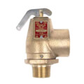 Product Image of 3/4" FNPT x 1" FNPT RVW10 1,035,000 BTU Hot Water Relief Valve, 50 PSIG (Brass Finish)