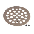 Product Image of Kingsley 4-1/4" Round Shower Drain Cover w/ Screws (Oil Rubbed Bronze), 101664ORB