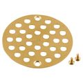 Product Image of Brushed Gold 4" Screw On Shower Strainer, 102763BG
