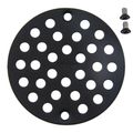 Product Image of Wrought Iron 4" Screw On Shower Strainer, 102763WR