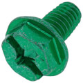 Product Image of #10-32 x 3/8" Hex Head Multi-Drive Ground Screw w/Thread Cutting Point Tuff Pack (Pack of 500)