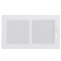 Product Image of 12" x 6" (Wall Opening Size) White Aluminum Sidewall/Ceiling Register (A661 Series)