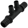 Product Image of EVERLOC+ Poly Flow-Through Multi-Port Tee, 2 Outlets, 3/4" x 1/2"
