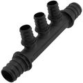Product Image of EVERLOC+ Poly Flow-Through Multi-Port Tee, 3 Outlets, 3/4" x 1/2"