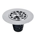 Product Image of Hair Catcher Shower Drain Cover (Chrome)