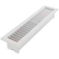 Product Image of 2" x 12" (Wall Opening Size) White Deluxe Floor Diffuser (411 Series)