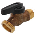 Product Image of 1/2" MNPT R671 Brass No Kink Ball Valve Hose Bibb (Lead Free)