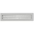 Product Image of 2" x 14" (Wall Opening Size) White Floor Diffuser (421 Series)