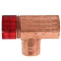 Product Image of 1" x 3/4" Copper Red Ring Monoflo Tee