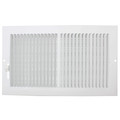Product Image of 10" x 6" (Wall Opening Size) White Sidewall/Ceiling Register (661 Series)