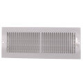 Product Image of 12" x 4" (Wall Opening Size) White Sidewall/Ceiling Register (661 Series)