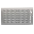 Product Image of 8" x 6" (Wall Opening Size) White Aluminum Sidewall/Ceiling Register (A682 Series)