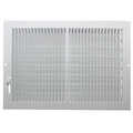Product Image of 12" x 8" (Wall Opening Size) White Sidewall/Ceiling Register (661 Series)