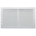 Product Image of 14" x 8" (Wall Opening Size) White Sidewall/Ceiling Register (661 Series)