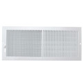 Product Image of 16" x 6" (Wall Opening Size) White Sidewall/Ceiling Register (661 Series)