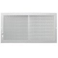 Product Image of 16" x 8" (Wall Opening Size) White Sidewall/Ceiling Register (661 Series)