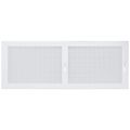 Product Image of 24" x 8" (Wall Opening Size) White Sidewall/Ceiling Register (661 Series)