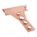 Product Image of 1/2", 3/4" Copper Bracket for Toilet (6-1/2" Height)