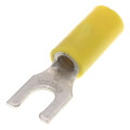 Product Image of Vinyl Insulated Locking Fork Terminal, 12-10 AWG, Bolt #10 (Copper)