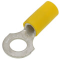 Product Image of Vinyl Insulated Closed Ring Terminal, 12-10 AWG, Bolt 1/4" (Copper)