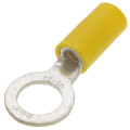 Product Image of Vinyl Insulated Closed Ring Terminal, 12-10 AWG, Bolt 5/16" (Copper)