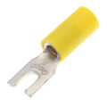Product Image of Vinyl Insulated Locking Fork Terminal, 12-10 AWG, Bolt #6 (Copper)