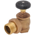 Product Image of 1-1/4" T-431 (FNPT X MNPT) Bronze Steam Angle Radiator Valve