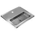 Product Image of Drip Pan, Stainless Steel, Drop-in Grid, 1-1/4" Drain TaiLPiece, 7/8" Deck Hole, B-1231