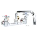 Product Image of Big-flo Mixing Faucet, 8" Wall Mount, 12" Swing Nozzle, 00ll Inlet Elbows, B-0290