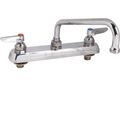 Product Image of Workboard Faucet, Deck Mount, 8" Centers, 8" Swing Nozzle, Lever Handles, B-1121