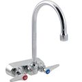 Product Image of Workboard Faucet, Wall Mount, 3-1/2" Centers, Swivel Gooseneck, Lever Handles, B-1145