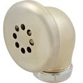 Product Image of Overflow Head Assembly, Chrome-plated Brass Body & S'steel Strainer Face, 011356-45