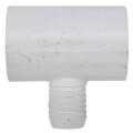 Product Image of 2" x 2" x 1-1/4" PVC Sch. 40 Transition Tee for PE Hose
