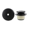 Product Image of Touch-Toe Tub Drain Trim Kit with Overflow (Matte Black)