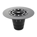 Product Image of Hair Catcher Shower Drain Cover (Matte Black)